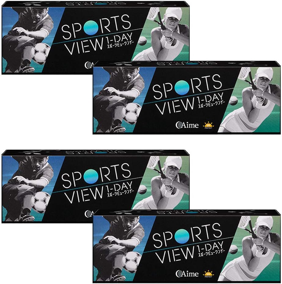 4箱セット ソフトコンタクトレンズ スポーツビューワンデー 4箱